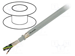 Wire: control cable; JZ-HF-CY; 12G0,5mm2; PVC; grey; stranded; Cu