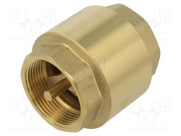 Check valve; G 1 1/2" internal; 16bar; brass; Medium: water