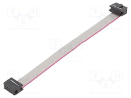 Ribbon cable with IDC connectors; 8x28AWG; Cable ph: 1.27mm