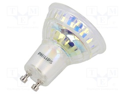 LED lamp; warm white; GU10; 230VAC; 255lm; 3.5W; 36°; 2700K