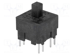 Microswitch TACT; DPST-NO + DPST-NC; Pos: 2; 0.025A/120VDC; THT