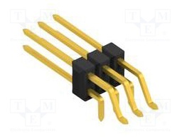 Connector: pin strips; pin header; male; PIN: 6; 2.54mm; SMT,THT