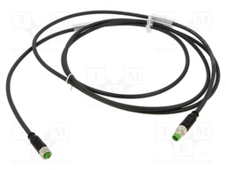 Cable: for sensors/automation; M8; PIN: 4; 2m; 60VDC; 50VAC; 4A; 7000