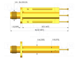 Test needle