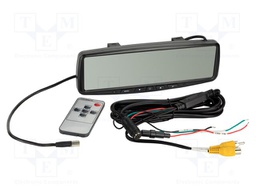 TFT display; 640x480; black; 12VDC,24VDC; 4.3"; push-in