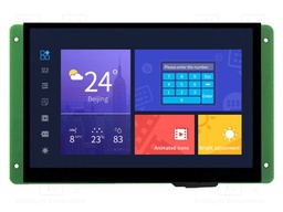 Display: TFT; 7"; 1280x800; Illumin: LED; 32MBFLASH; RGB; 250cd/m2