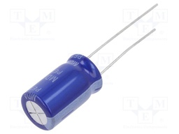 Capacitor: electrolytic; THT; 2200uF; 10VDC; Ø10x16mm; ±20%; 2000h