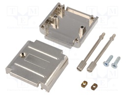 Enclosure: for D-Sub adapters; D-Sub 15pin; shielded; UNC4-40