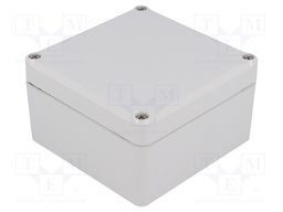 Enclosure: multipurpose; X: 100mm; Y: 100mm; Z: 57mm; EUROMAS II; ABS