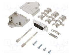 D-Sub HD; PIN: 26; male; shielded; straight; soldering; for cable