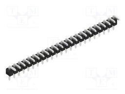 Connector: pin strips; pin header; male; PIN: 23; 2.54mm; THT; 1x23