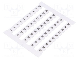 Marker; white; Width: 5mm; 1-50 marks; horizontal