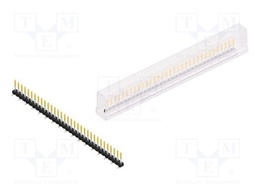Connector: pin strips; pin header; male; PIN: 33; 2.54mm; SMT; 1x33