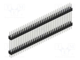 Connector: pin strips; pin header; male; PIN: 70; 1.27mm; THT; 2x35