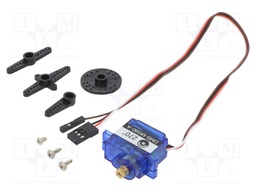 Motor: servo; 4.8÷6VDC; micro; analogue; 9g; 22.9x12.2x32.5mm; 270°