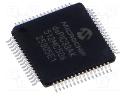 IC: dsPIC microcontroller; 512kB; 64kBSRAM; TQFP48; 3÷3.6VDC; 8MHz