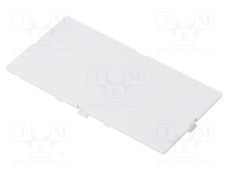 Front panel; without frame,with holder; 5M Modulbox One; grey
