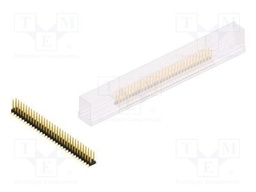 Connector: pin strips; pin header; male; PIN: 62; 2mm; SMT; 2x31