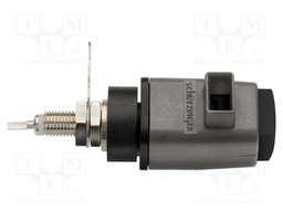 Laboratory clamp; black; 70VDC; 16A; Contacts: nickel; -25÷90°C