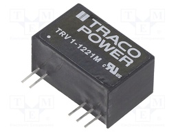 Converter: DC/DC; 1W; Uin: 9.6÷14.4V; Uout: 5VDC; Uout2: -5VDC; SIP9