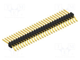 Connector: pin strips; pin header; male; PIN: 28; 1.27mm; SMT; 1x28