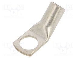 Tip: ring tube; M16; 70mm2; crimped; for cable; angled 45°; tinned