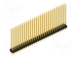 Connector: pin strips; pin header; male; PIN: 56; 2.54mm; THT; 2x28