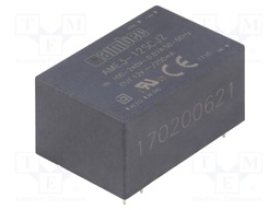 Converter: AC/DC; 3W; Uout: 12VDC; Iout: 0.25A; 77%; Mounting: PCB