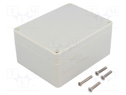 Enclosure: multipurpose; X: 90mm; Y: 115mm; Z: 55mm; ABS; grey; IP65