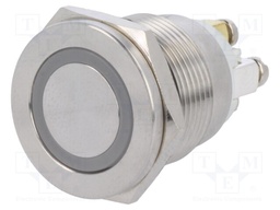 Switch: vandal resistant; Pos: 2; SPST-NO; 0.5A/220VAC; 2A/36VDC