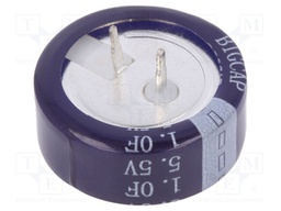 Capacitor: electrolytic; backup capacitor,supercapacitor; THT