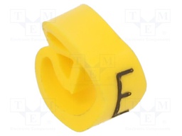 Markers for cables and wires; Label symbol: E; 4÷10mm; PVC; PA