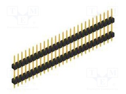 Connector: pin strips; pin header; male; PIN: 27; 2.54mm; THT; 1x27