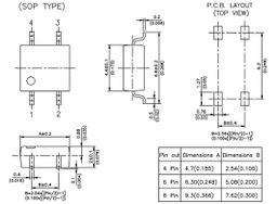 Relay: solid state; Icntrl max: 50mA; 100mA; max.400VAC; 30Ω; SOP8