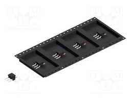 Connector: pin strips; pin header; male; PIN: 3; 2.54mm; SMT; 1x3