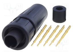 Connector: circular; Series: EN2; plug; male; soldering; for cable