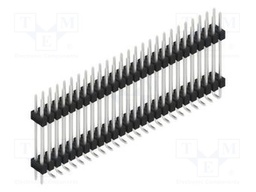 Connector: pin strips; pin header; male; PIN: 52; 2.54mm; SMT; 2x26