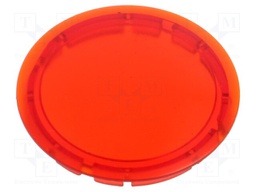 Actuator lens; lens color: red