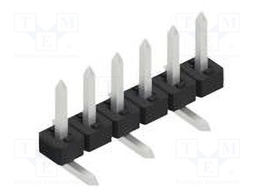 Connector: pin strips; pin header; male; PIN: 6; 2mm; SMT; 1x6; 100V