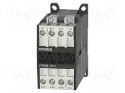 Contactor: 4-pole; NO x4; 110VDC; 10A; for DIN rail mounting; J7KN