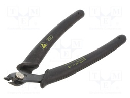 Pliers; cutting,miniature,curved; ESD; 160mm
