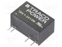 Converter: DC/DC; 1W; Uin: 19.2÷28.8V; 15VDC; Iout: 67mA; SIP9; 4.8g