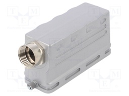 Enclosure: for HDC connectors; C146; size E24; for cable; angled