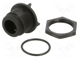 Connector: circular; socket; male; PIN: 2; w/o contacts; IP68; 250V