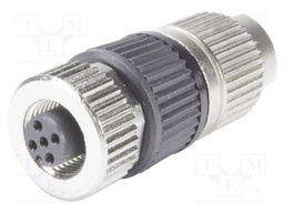Circular Connector w. Harax M12 L 3P F