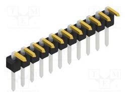 Connector: pin strips; pin header; male; PIN: 11; 2.54mm; THT; 1x11