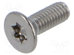 Screw; M4x12; Head: countersunk; Torx®; stainless steel; ISO 14581
