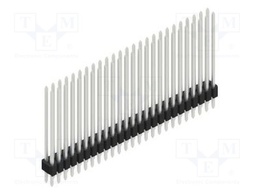 Connector: pin strips; pin header; male; PIN: 50; 1.27mm; THT; 2x25