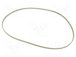 Timing belt; T5; W: 10mm; H: 2.2mm; Lw: 1215mm; Tooth height: 1.2mm