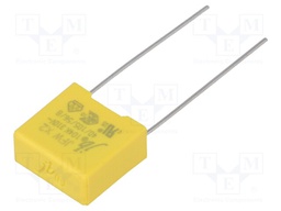 Capacitor: polypropylene; X2,suppression capacitor; 100nF; 10mm